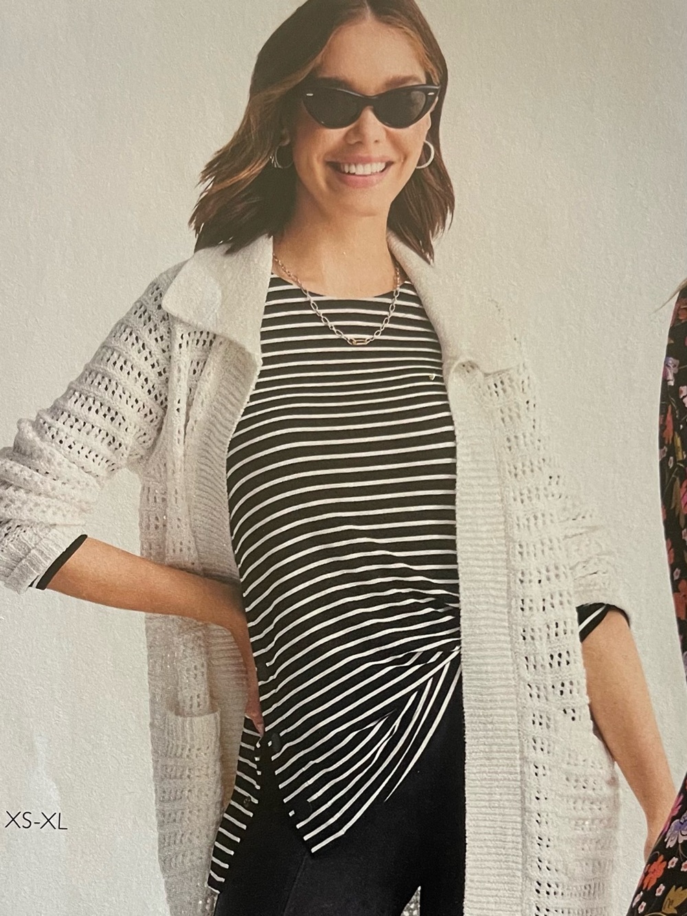 Cabi Side Snap Tee #6332 size small